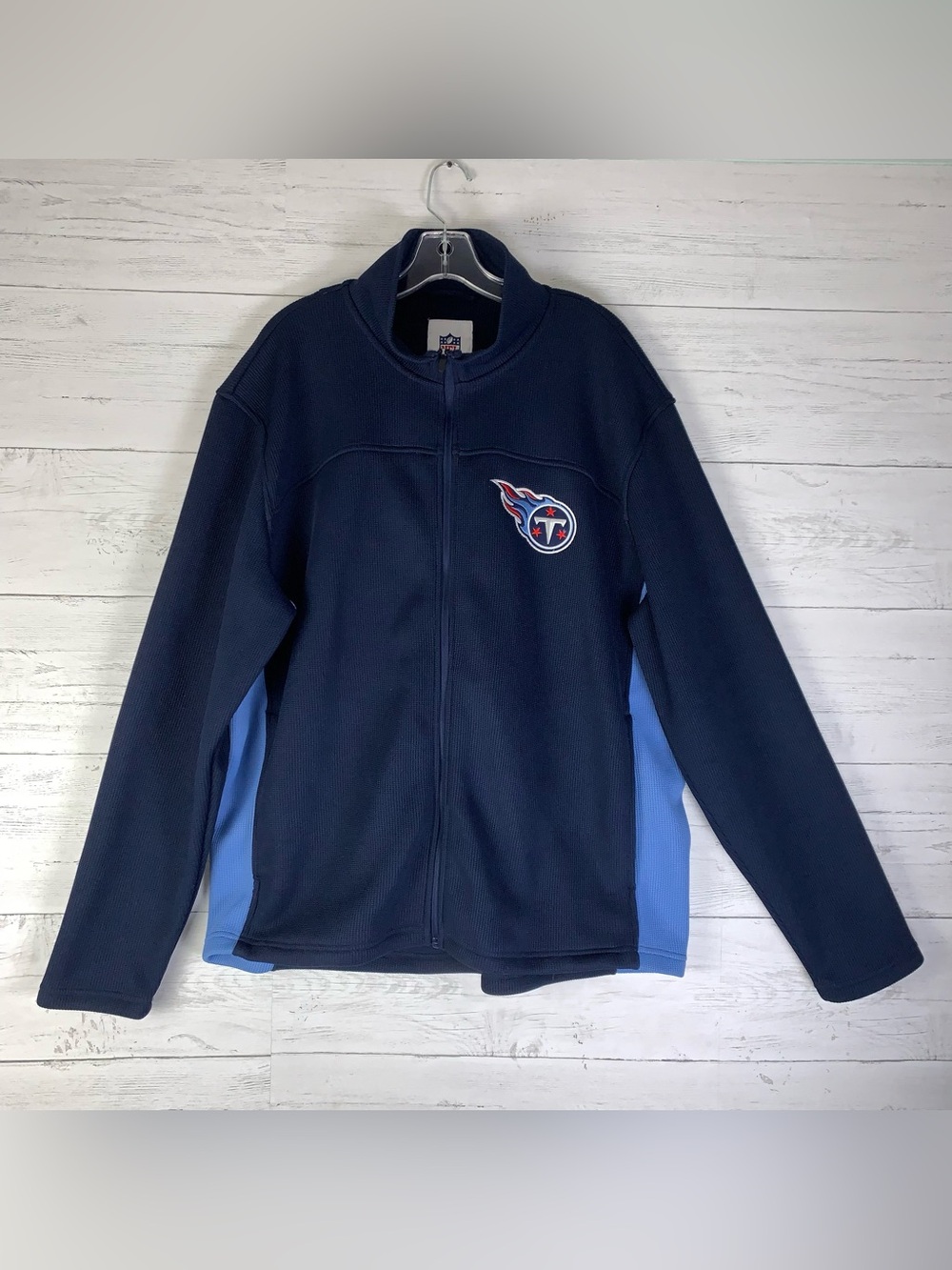 Tennessee Titans NFL  Men's Full-Zip Knit Jacket size XXL navy/blue